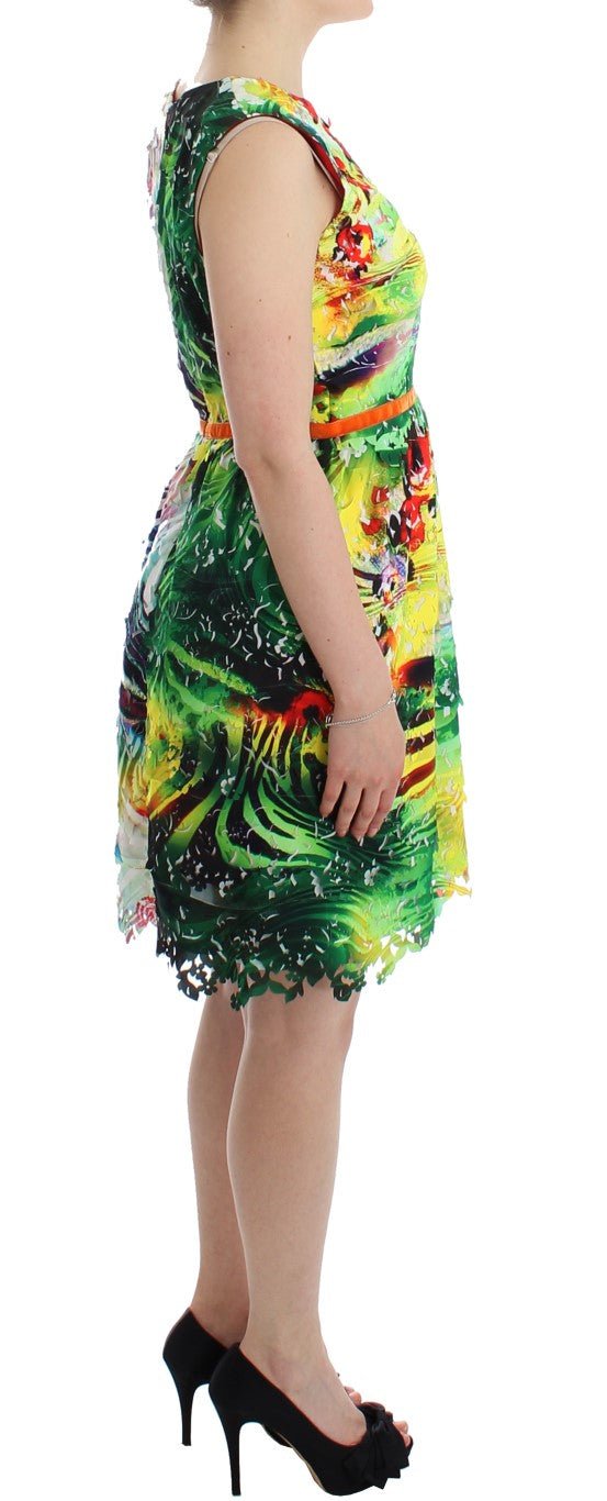 Lanre Da Silva Ajayi Multicolor Organza Sheath Dress - Fizigo