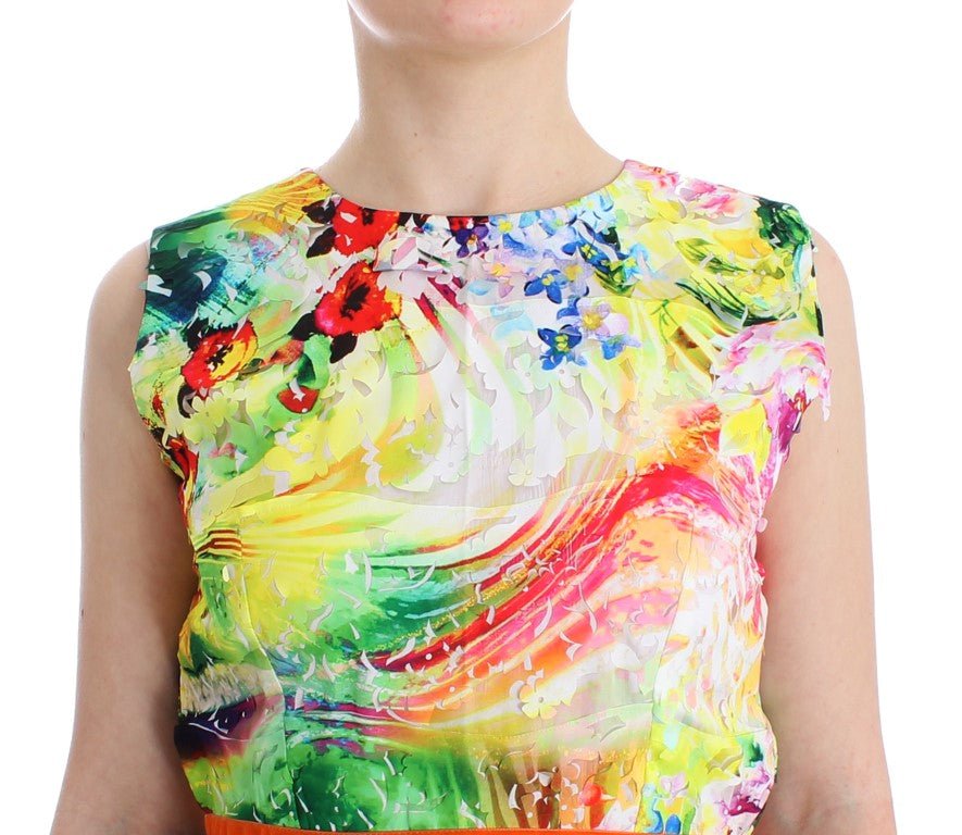 Lanre Da Silva Ajayi Multicolor Organza Sheath Dress - Fizigo