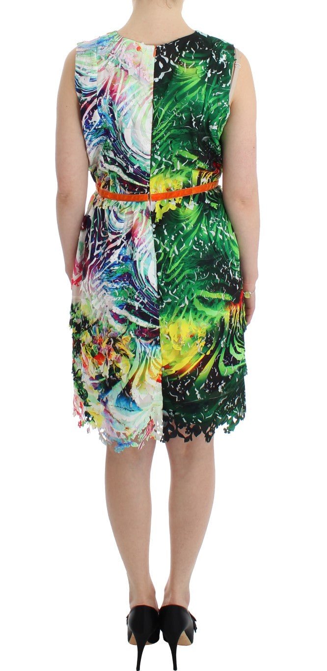 Lanre Da Silva Ajayi Multicolor Organza Sheath Dress - Fizigo