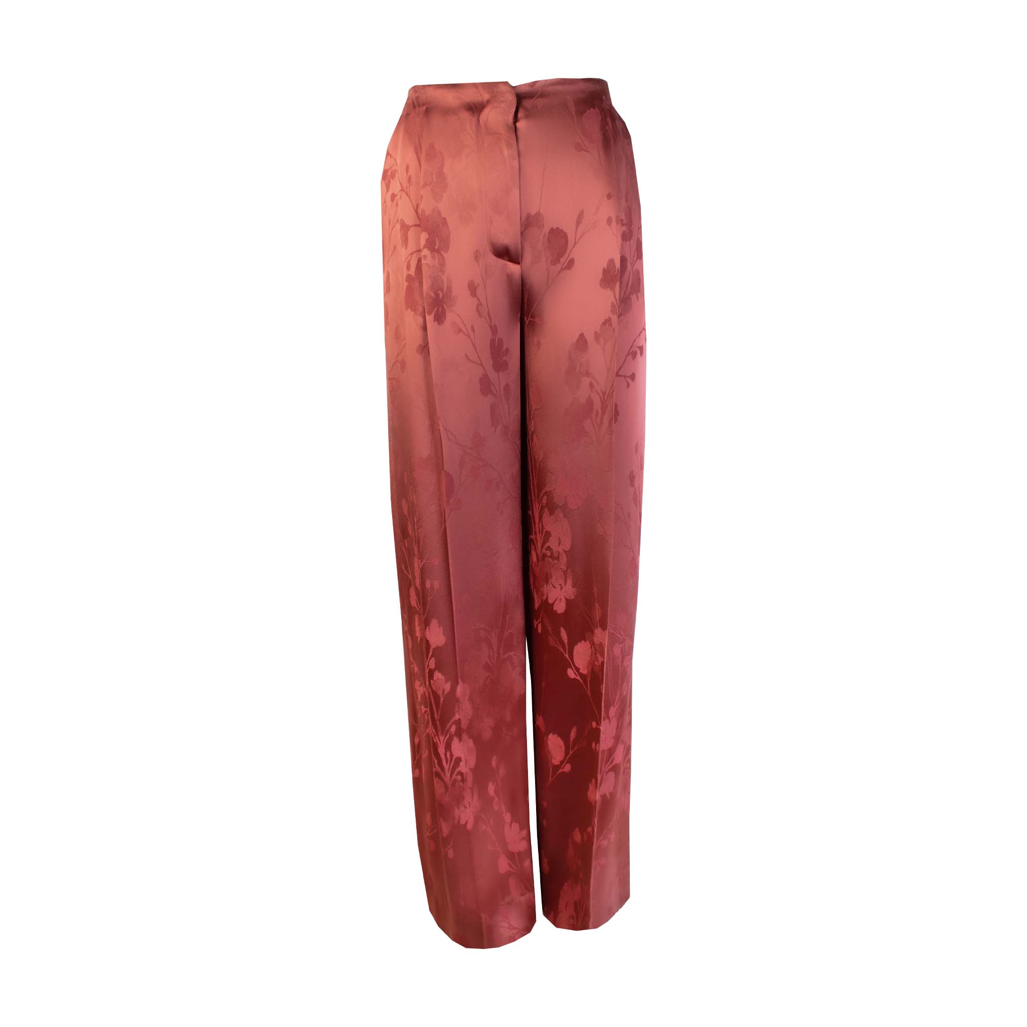 Lardini Bordeaux Palazzo Trousers - Fizigo