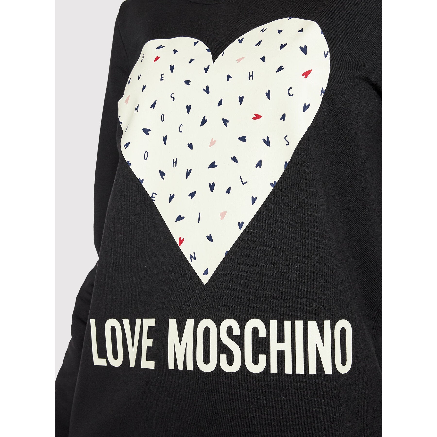 Love Moschino Black Cotton Dress - Fizigo