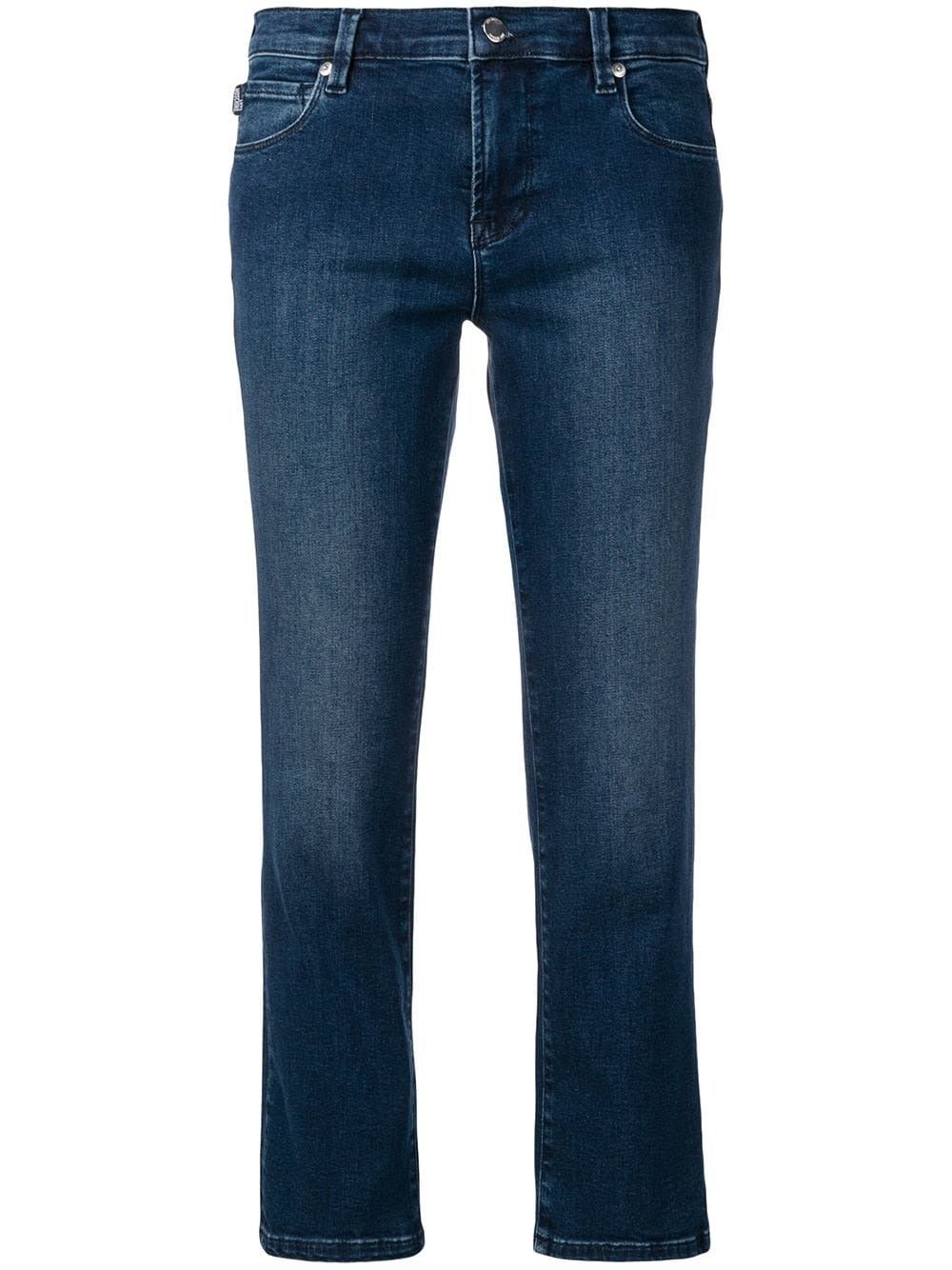 Love Moschino Blue Cotton Jeans & Pant - Fizigo