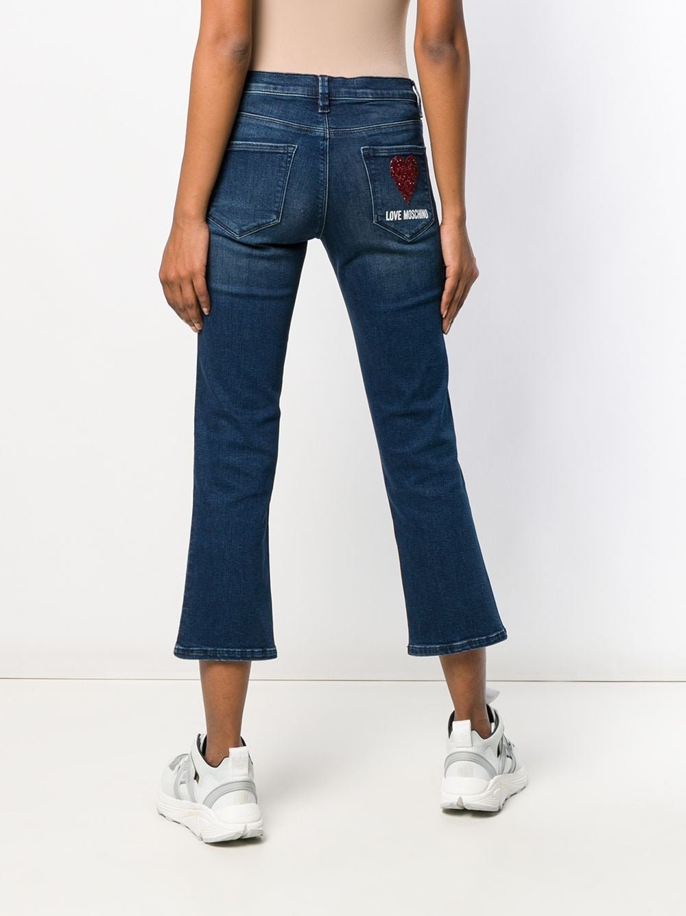 Love Moschino Blue Cotton Jeans & Pant - Fizigo