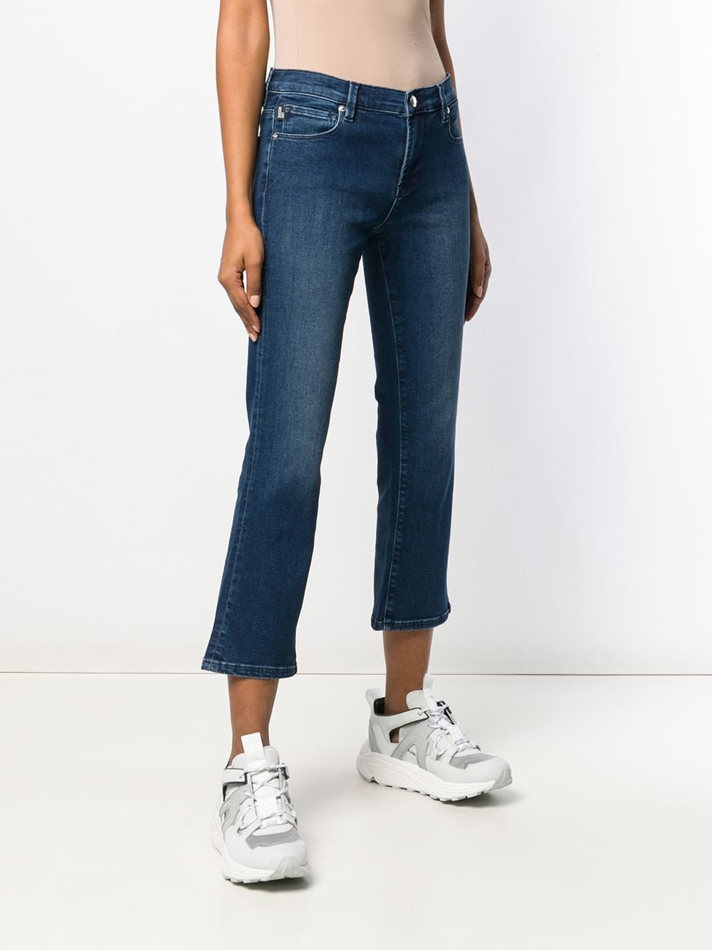 Love Moschino Blue Cotton Jeans & Pant - Fizigo