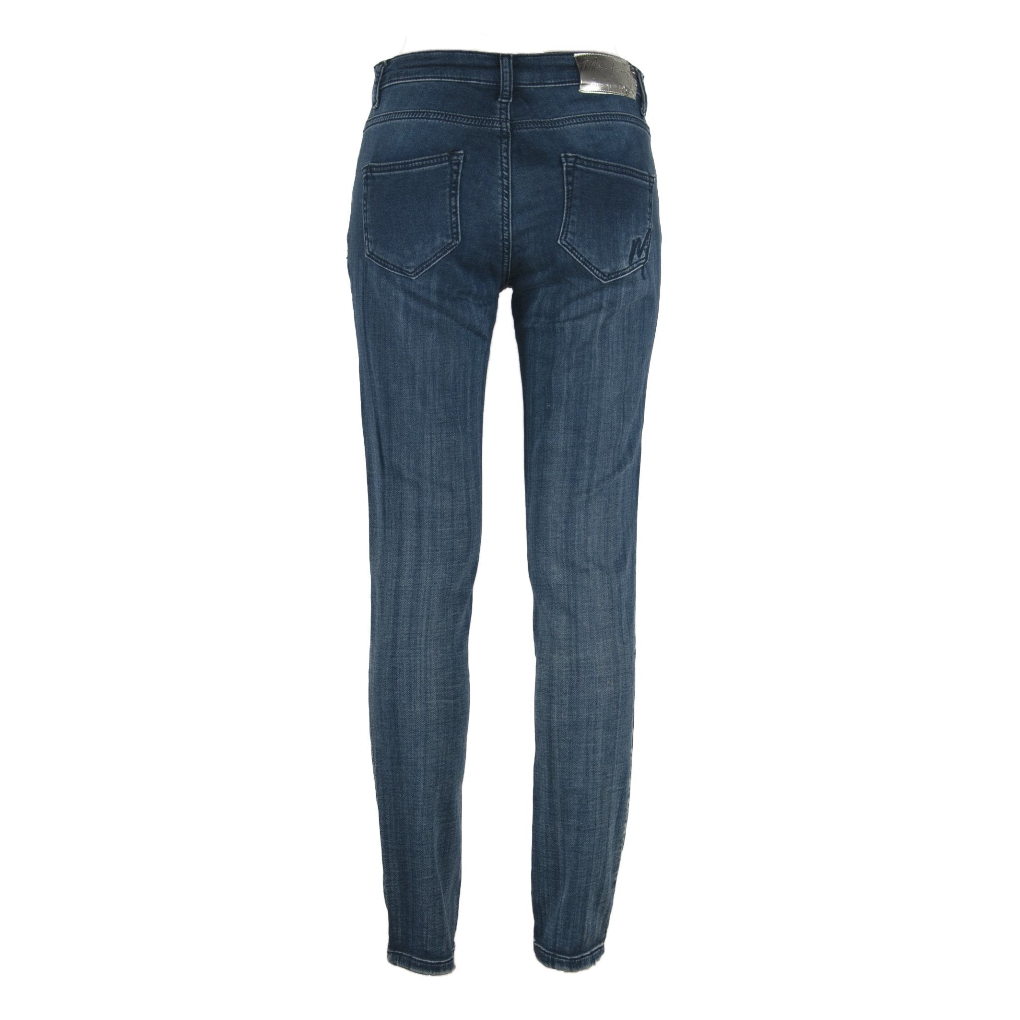 Maison Espin Blue Cotton Jeans & Pant - Fizigo