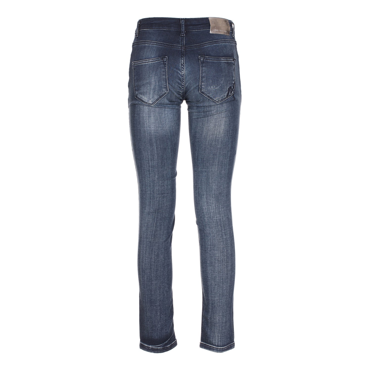 Maison Espin Blue Cotton Jeans & Pant - Fizigo