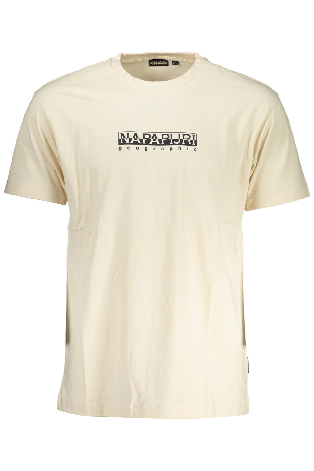 Napapijri White Cotton T-Shirt - Fizigo