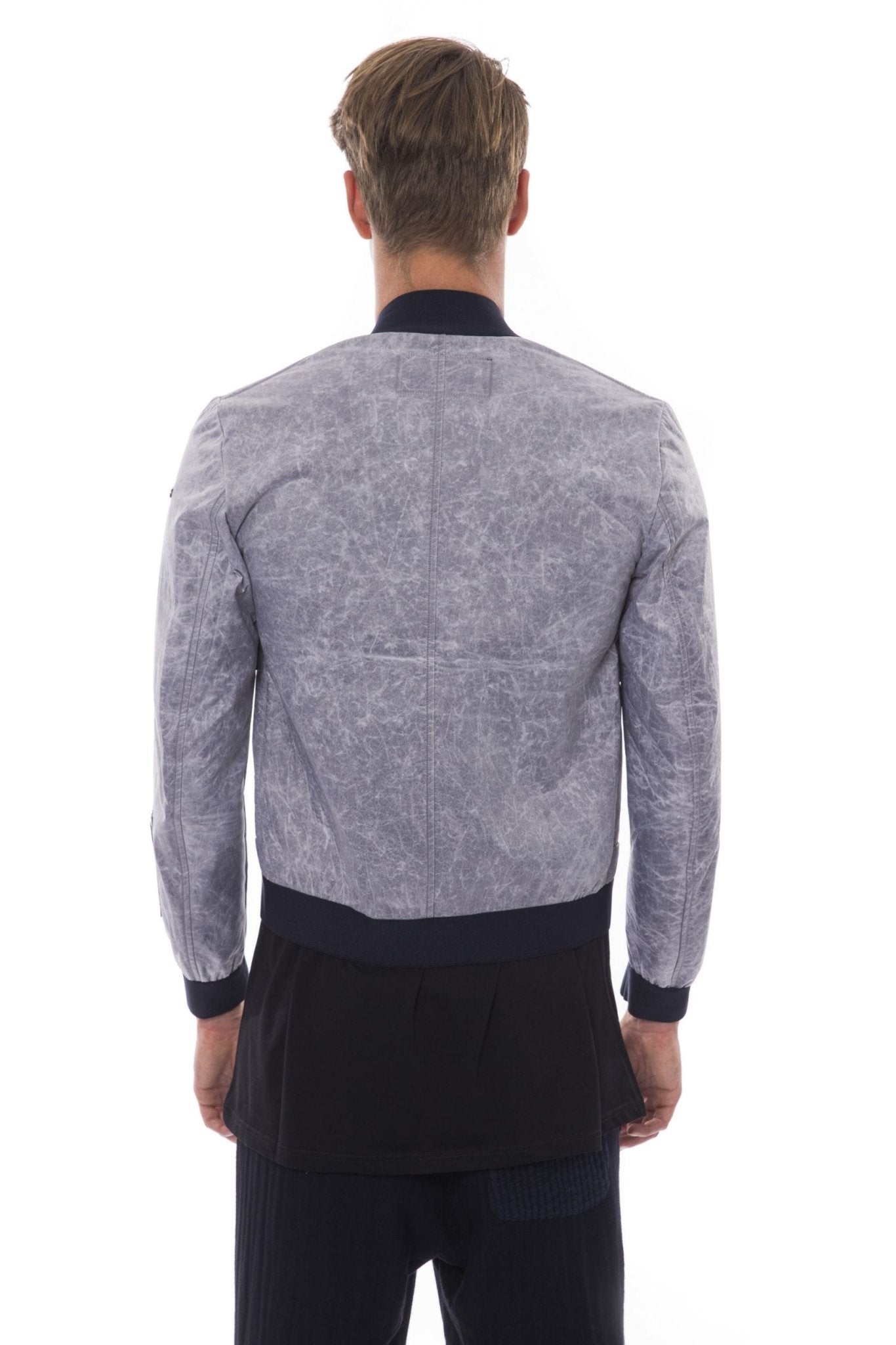 Nicolo Tonetto Gray Polyester Jacket - Fizigo