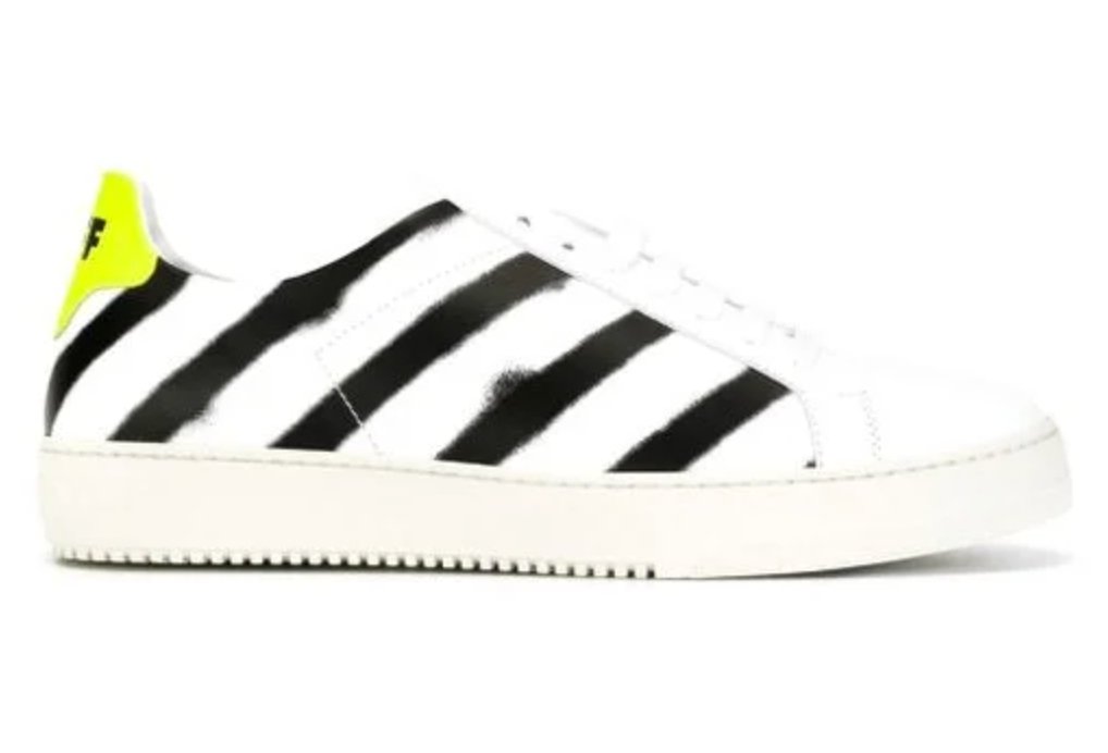 Off-White White Leather Sneaker - Fizigo