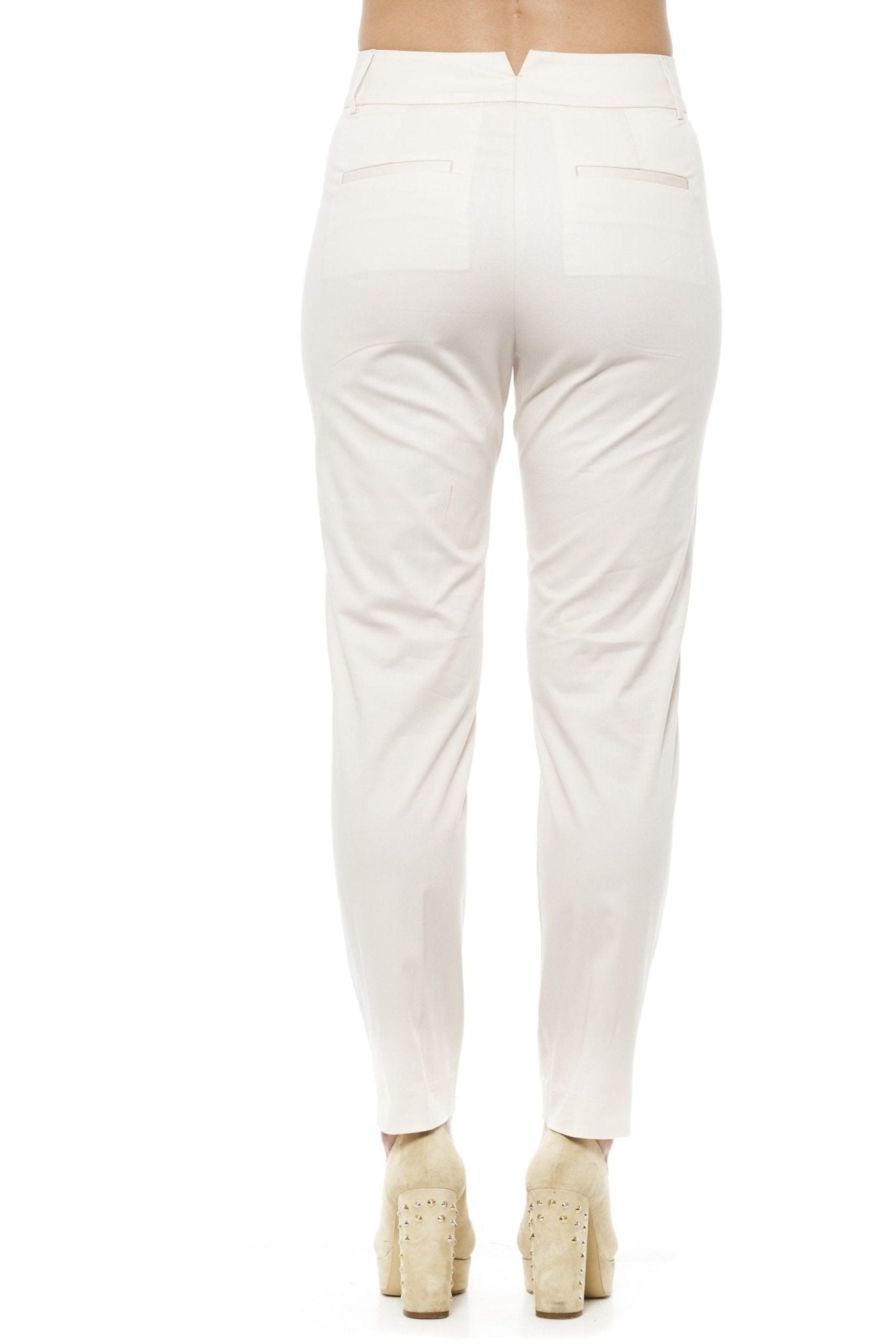 Peserico Beige Cotton Jeans & Pant - Fizigo