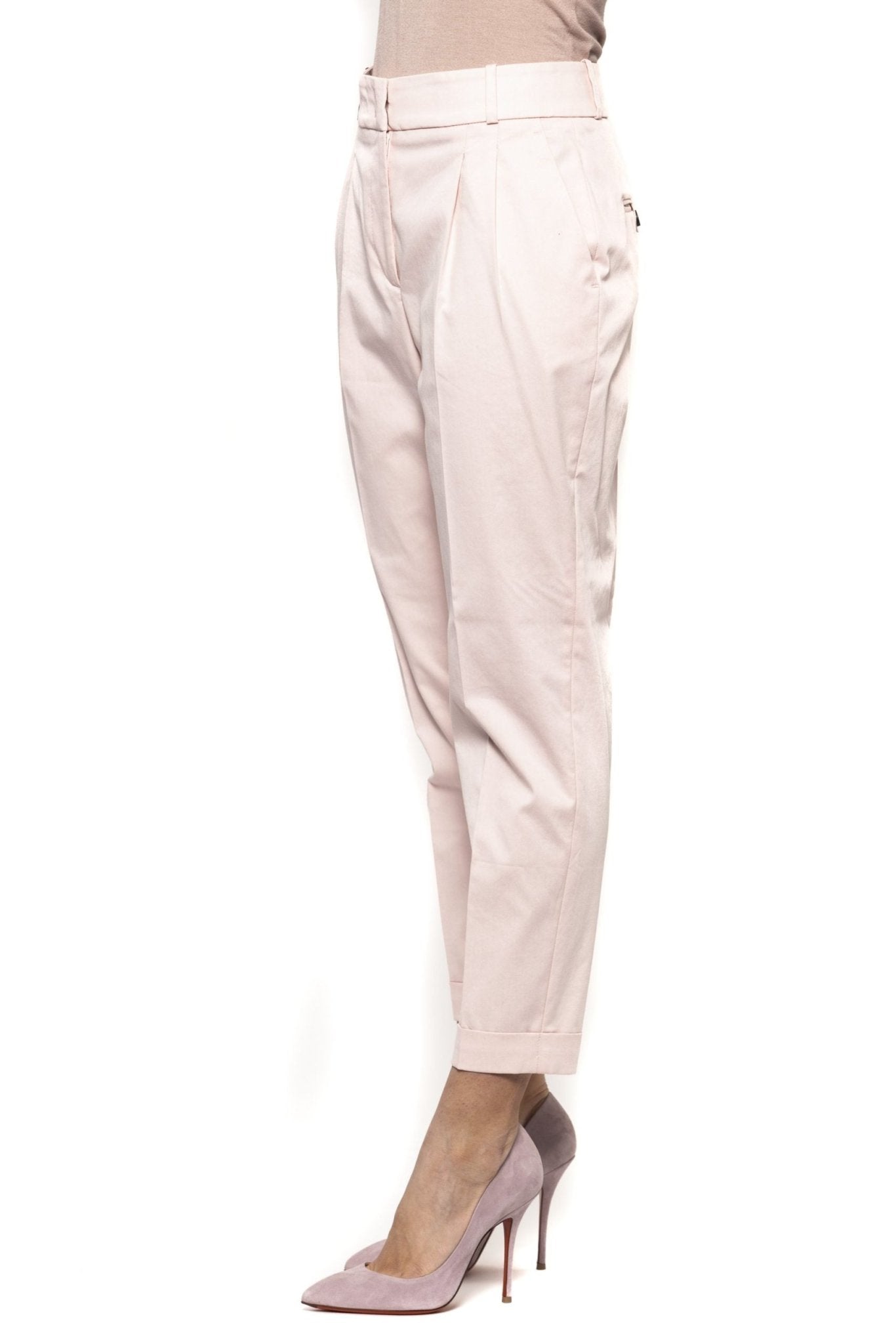 Peserico Pink Cotton Jeans & Pant - Fizigo