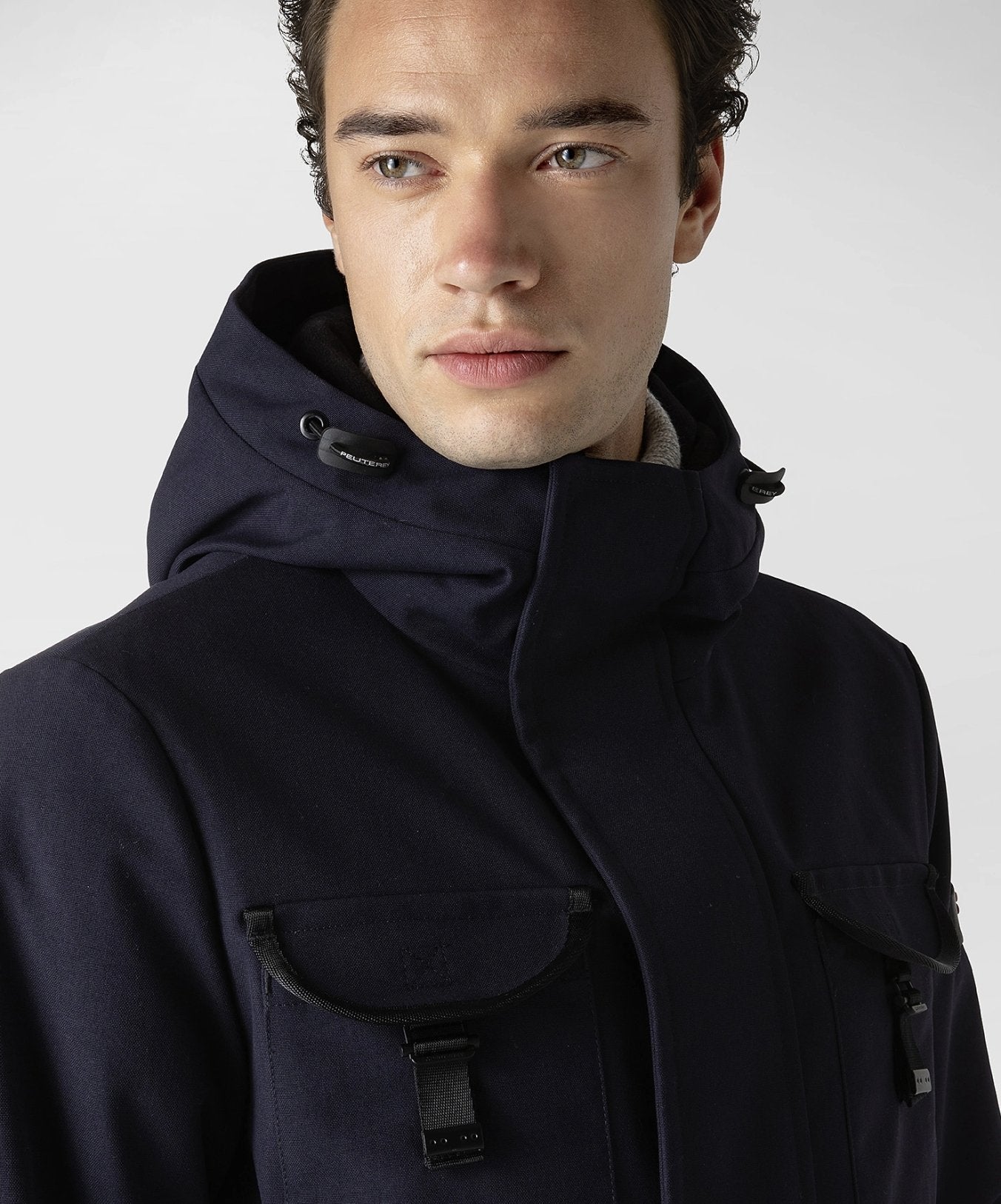 Peuterey Blue Polyamide Jacket - Fizigo