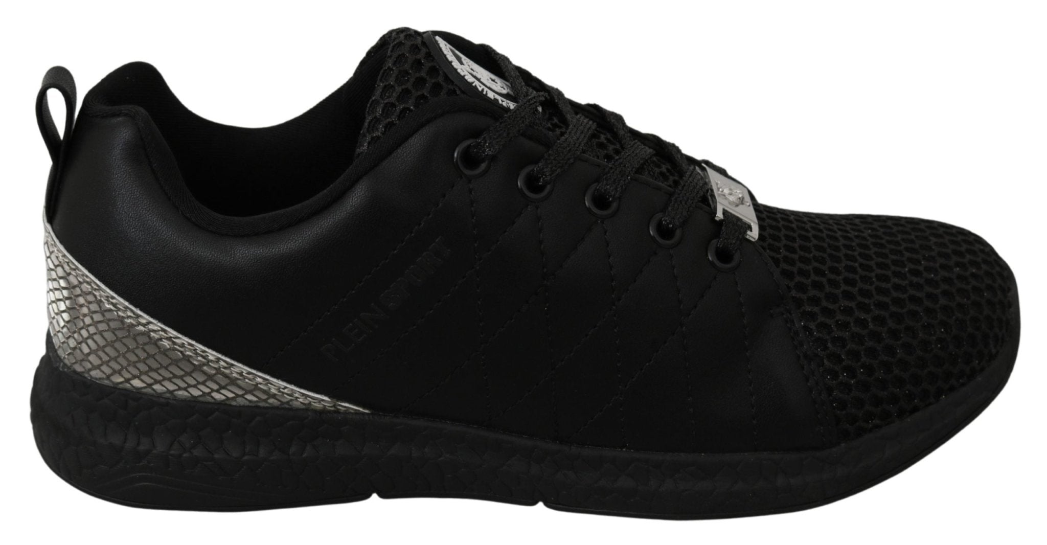 Philipp Plein Black Casual Running Sneakers Shoes - Fizigo