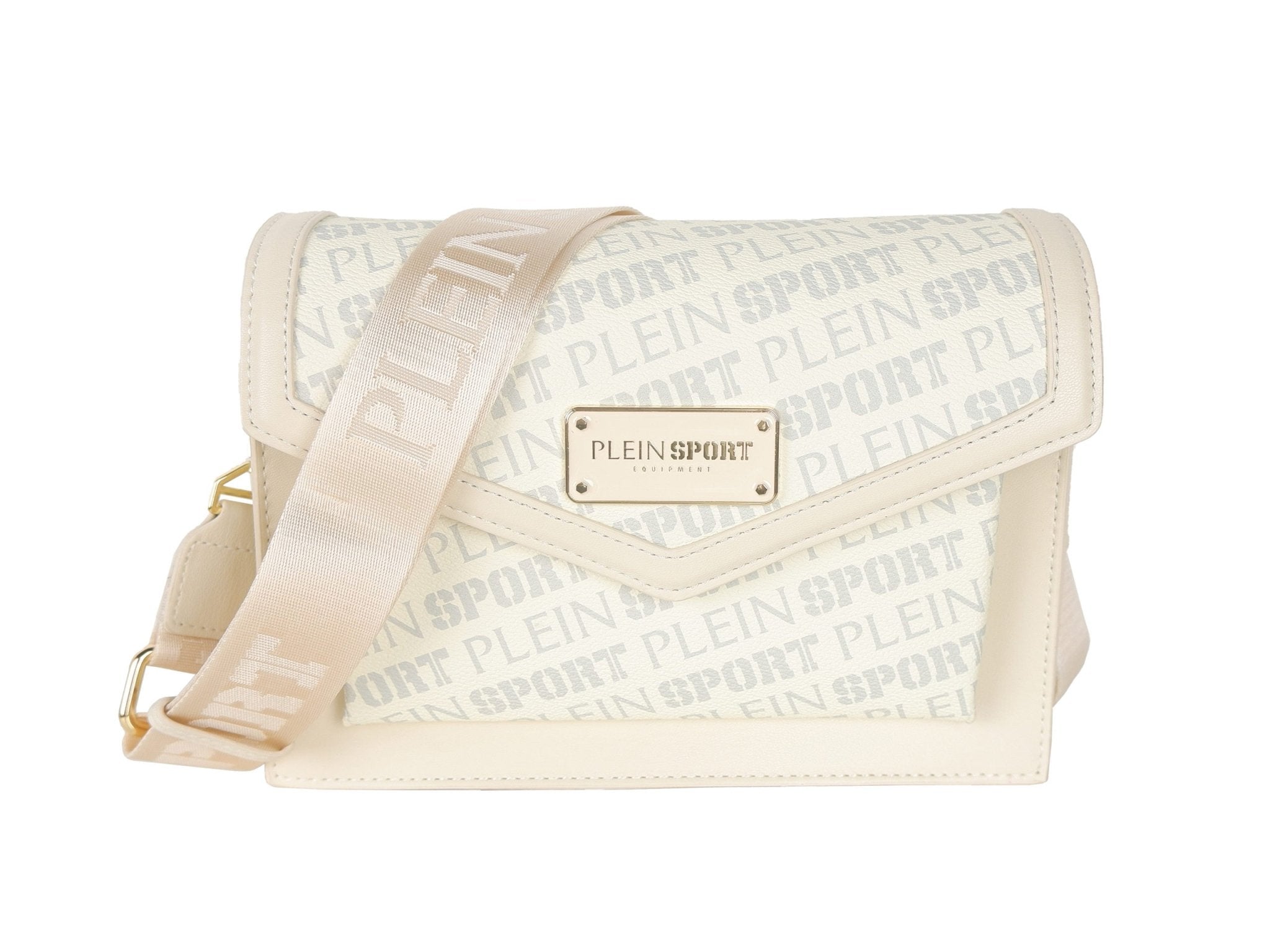 Plein Sport White Polyamide Crossbody Bag - Fizigo