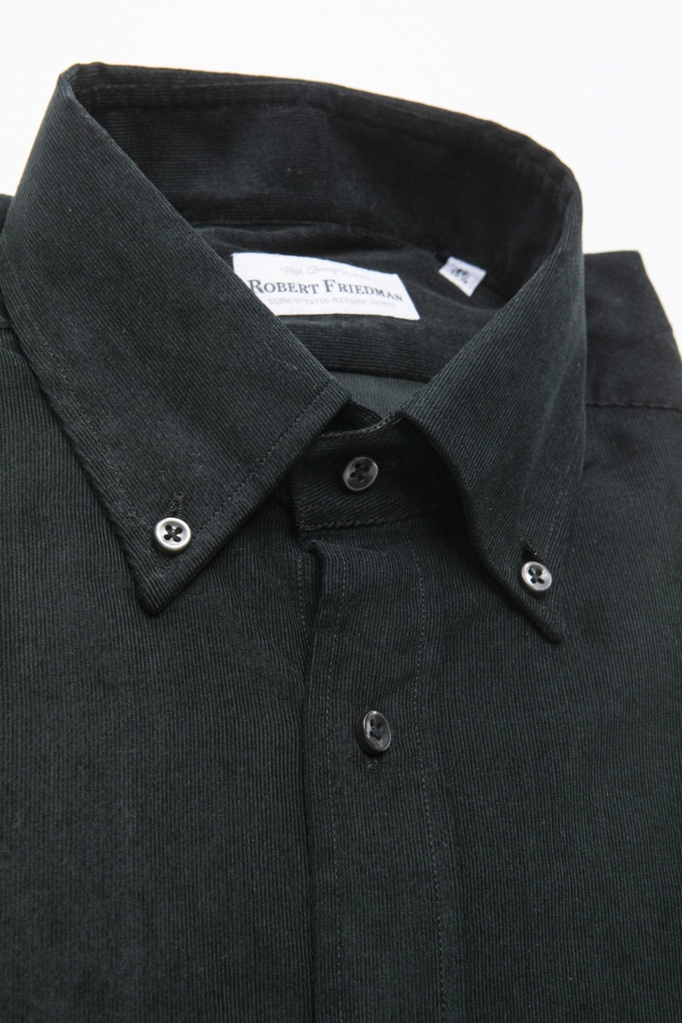Robert Friedman Black Cotton Shirt - Fizigo