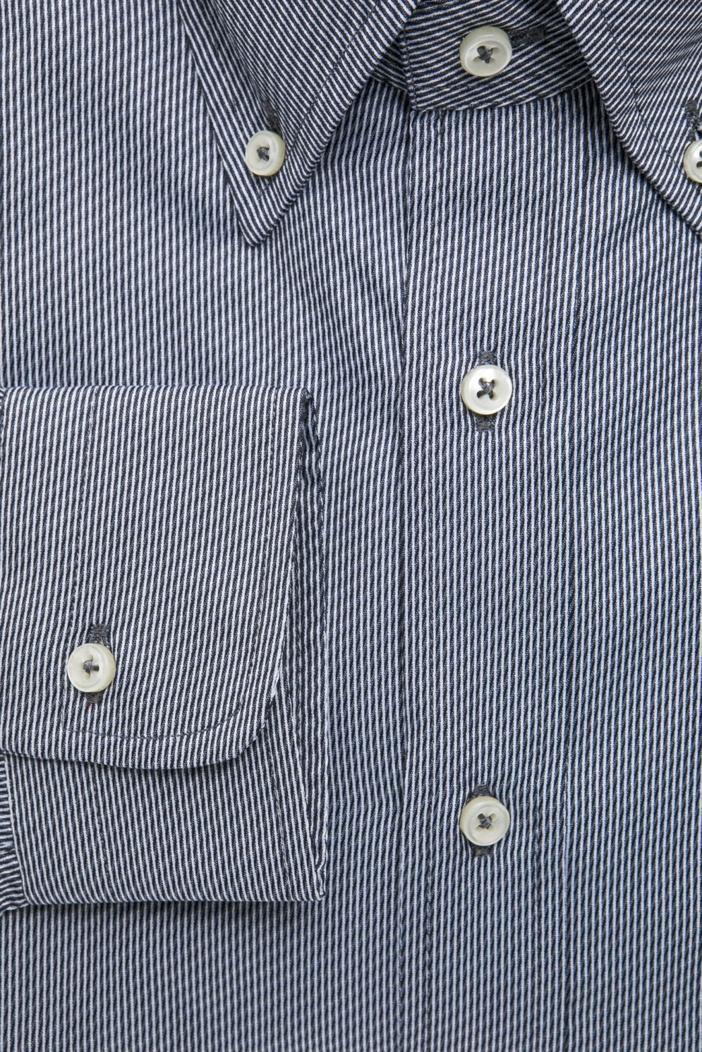 Robert Friedman Blue Cotton Shirt - Fizigo