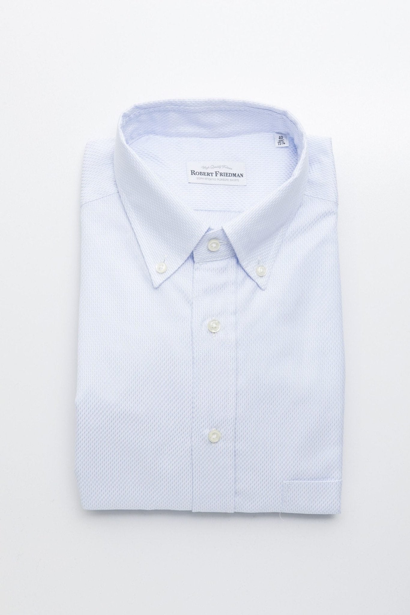 Robert Friedman Light-blue Cotton Shirt - Fizigo