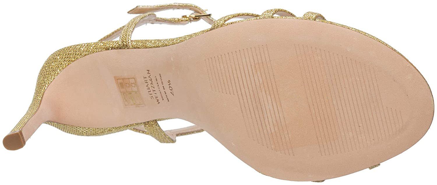 Stuart Weitzman Yellow Calfskin Sandal - Fizigo