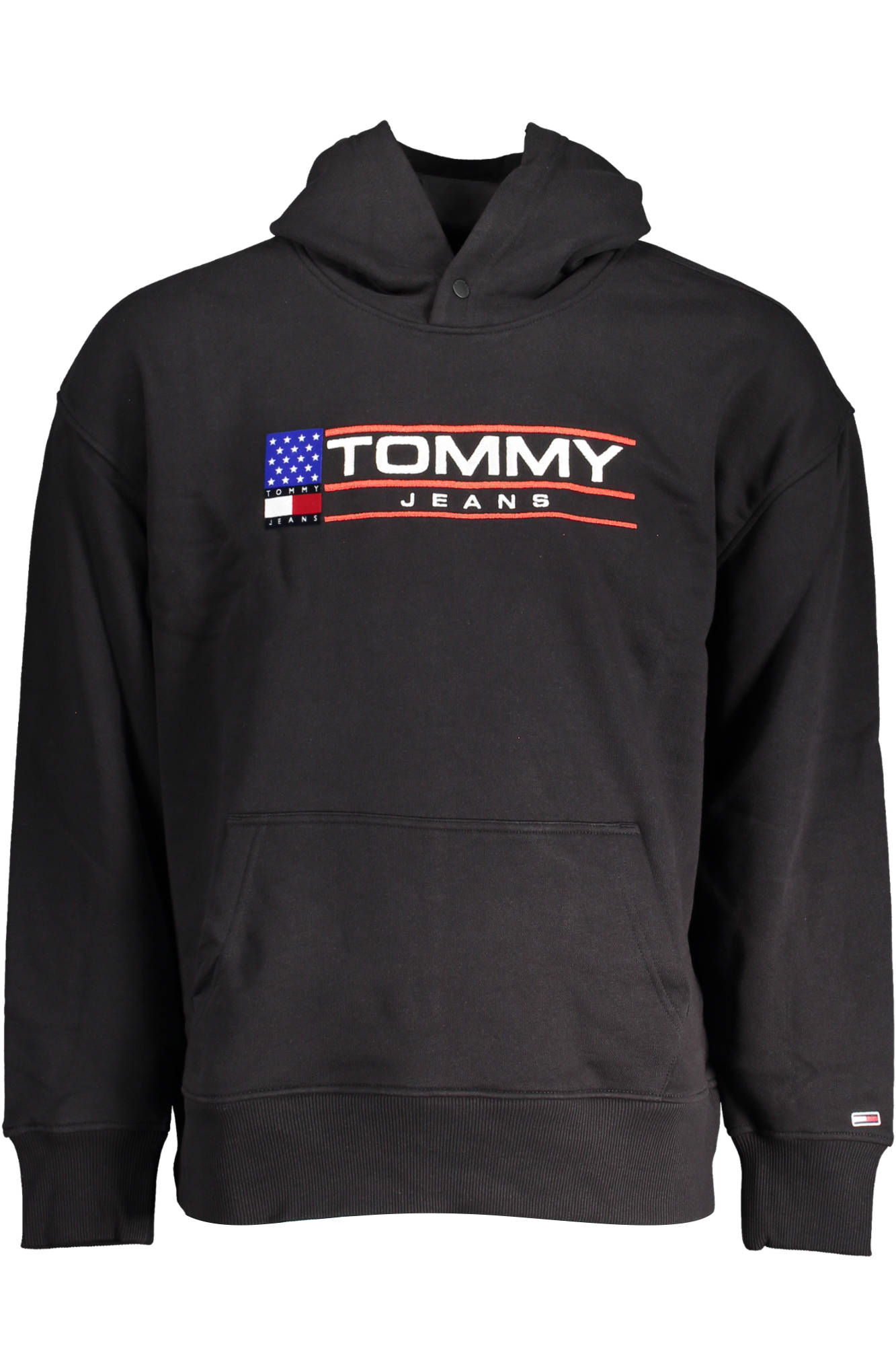 Tommy Hilfiger Black Cotton Sweater - Fizigo