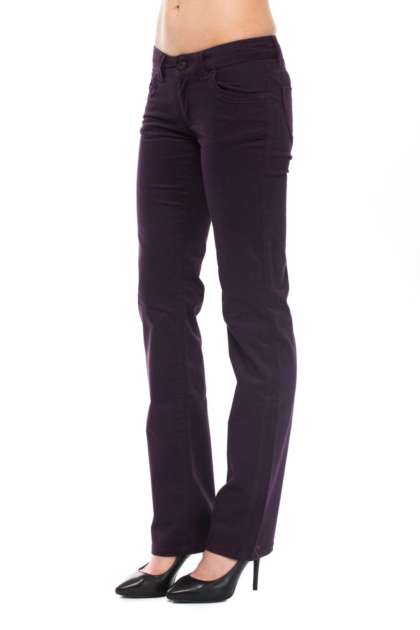 Ungaro Fever Violet Cotton Jeans & Pant - Fizigo