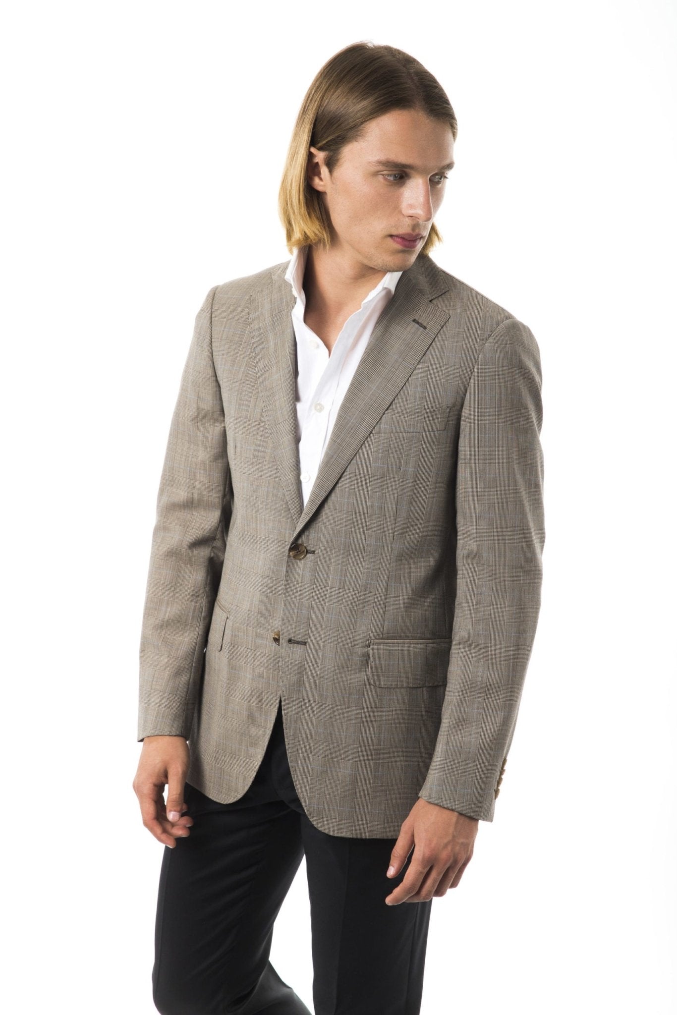 Uominitaliani Gray Wool Blazer - Fizigo