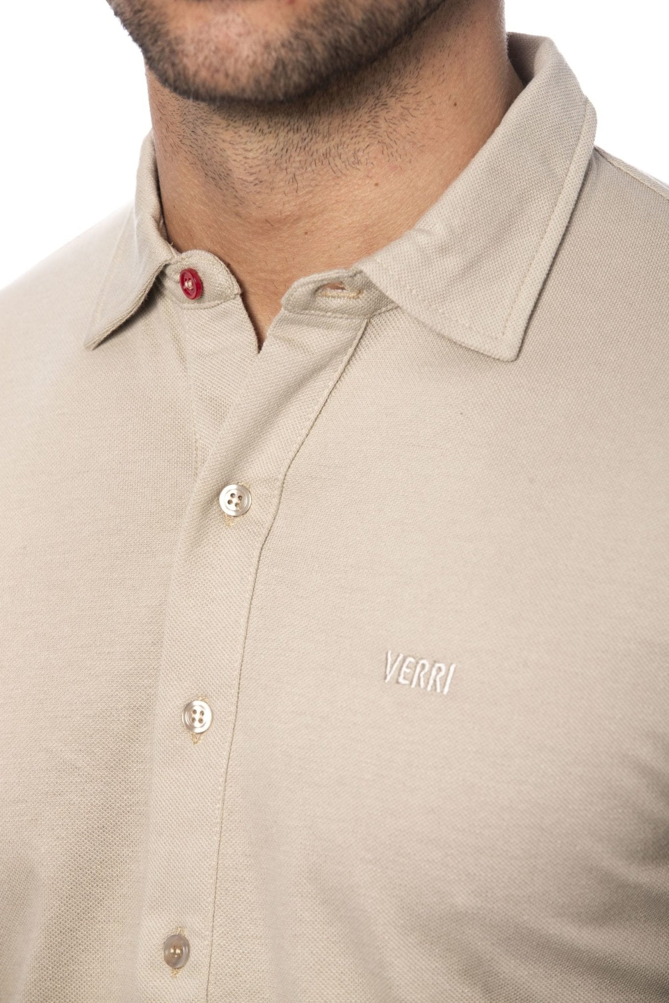 Verri Beige Cotton Shirt - Fizigo
